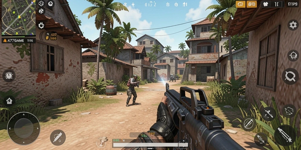 Tampilan gameplay seru dan mendebarkan di A777GAME.