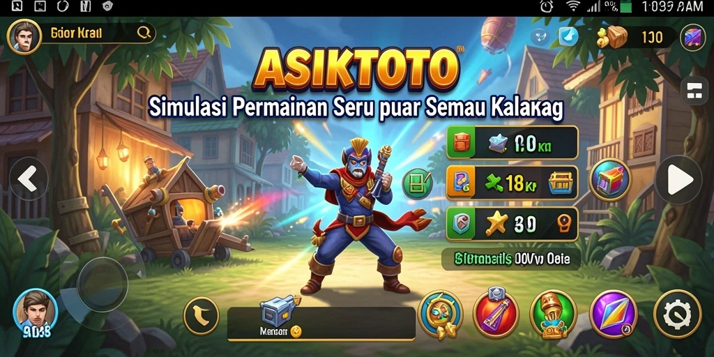 Gameplay seru dan menantang dalam ASIKTOTO.