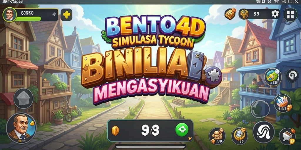 Tampilan gameplay BENTO4D yang menarik dan interaktif.