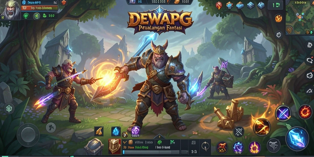 Tampilan gameplay seru DEWAPG penuh aksi dan strategi.