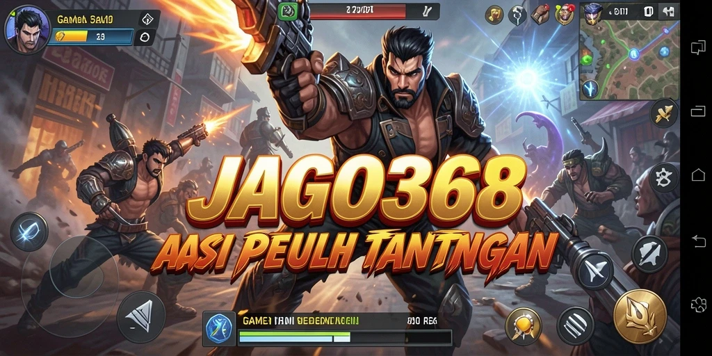 Tampilan layar gameplay JAGO368 yang penuh aksi seru.