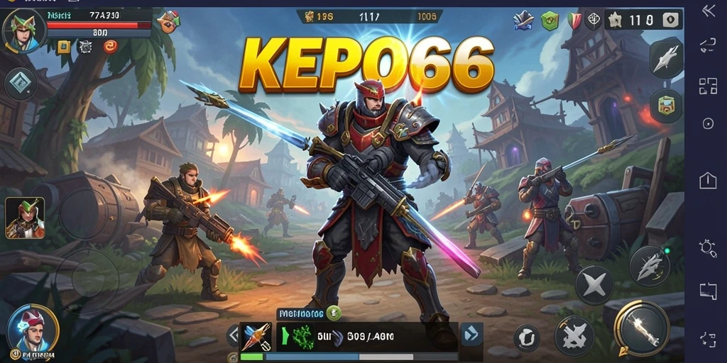 Tampilan utama gameplay KEPO66 yang seru dan strategis.