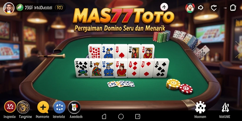 Tampilan gameplay seru dan interaktif di MAS77TOTO.