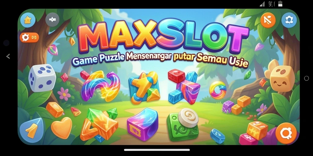 Tampilan gameplay menarik dari MAXSLOT dengan tantangan puzzle.