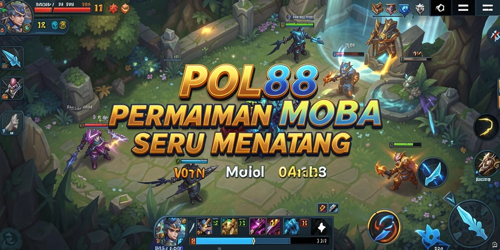 Gameplay MOBA yang seru dan kompetitif di POL88.