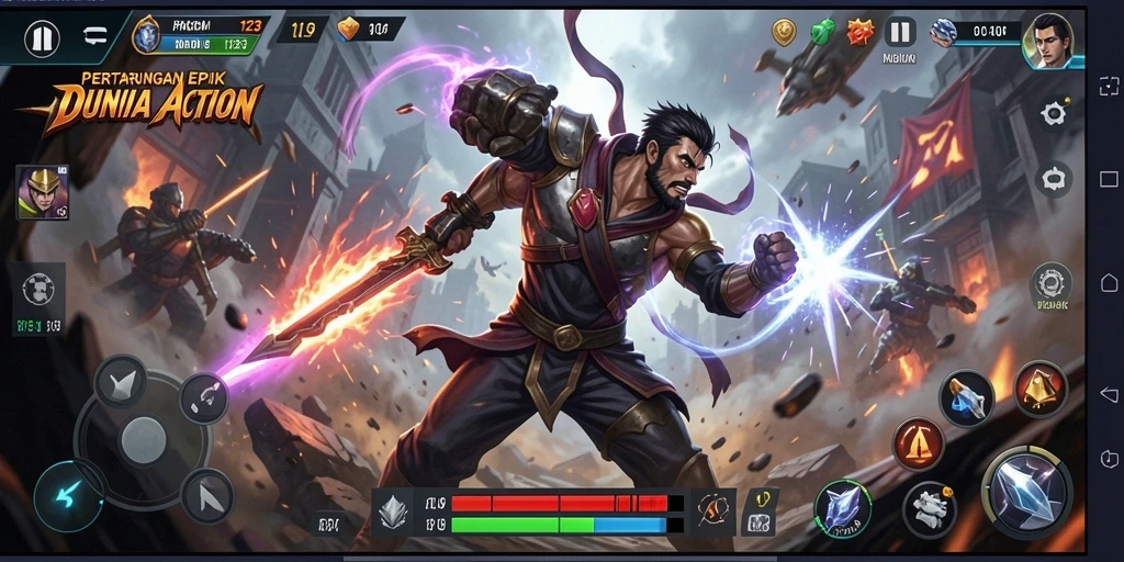 Tangkapan layar gameplay action dari PRAGMATIC123.