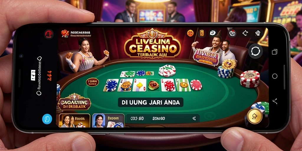 Tangkapan layar gameplay RR44 menunjukkan dealer profesional dan suasana kasino yang hidup.