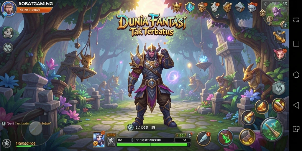 Screenshot gameplay SOBATGAMING menampilkan aksi mendebarkan dalam RPG.